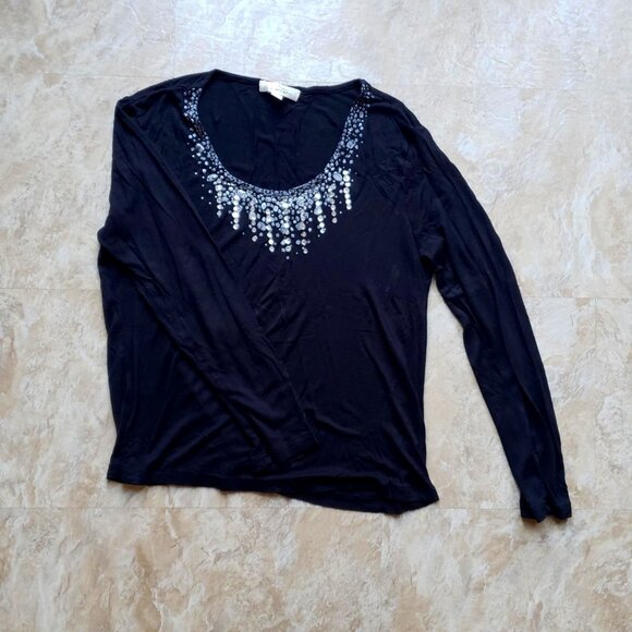 M Black long sleeve shirt - Picture 1 of 3
